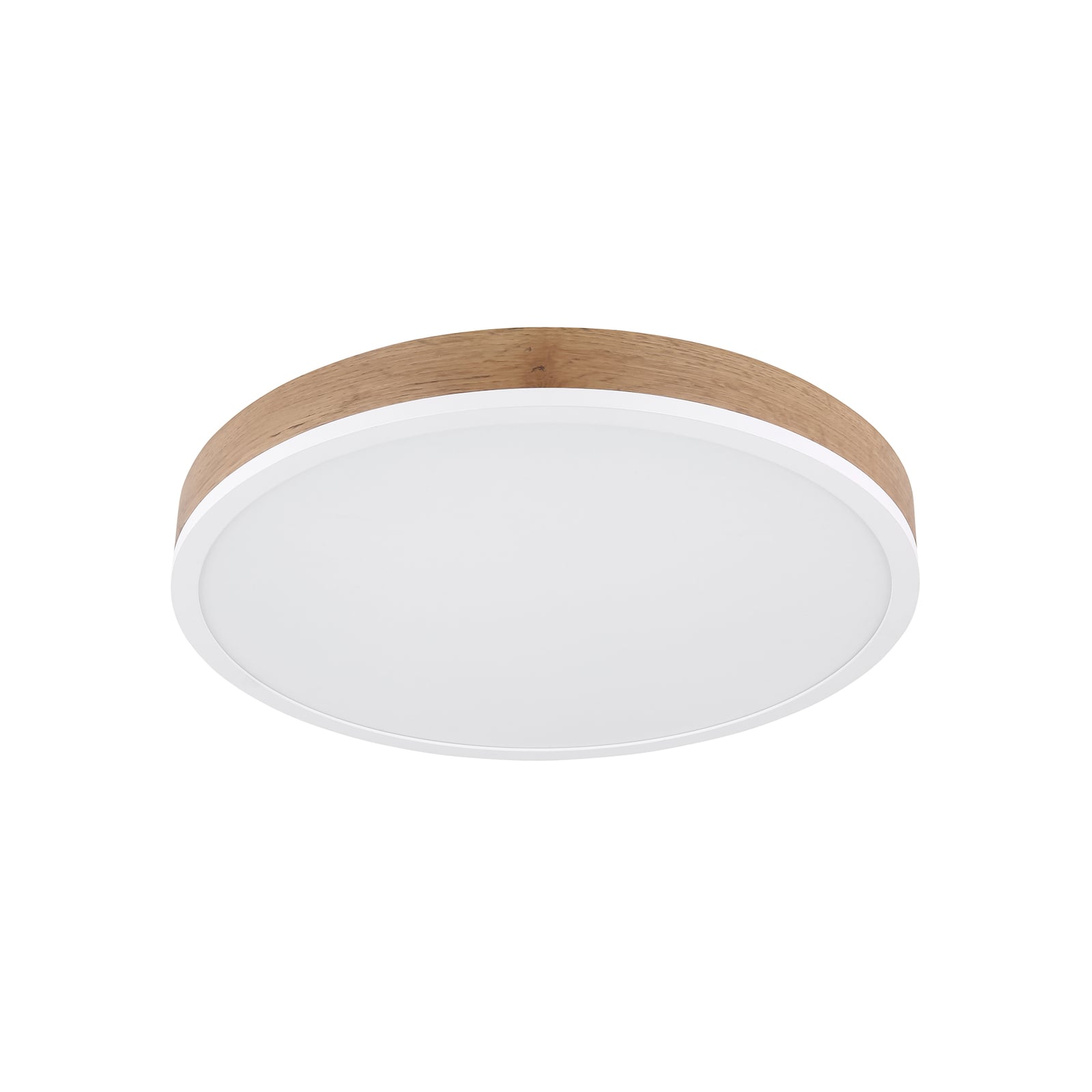 LED taklampe Doro tre/hvit Ø45 cm forfra