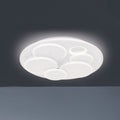 LED taklampe Dots CCT dimbar hvit Ø50 cm foran