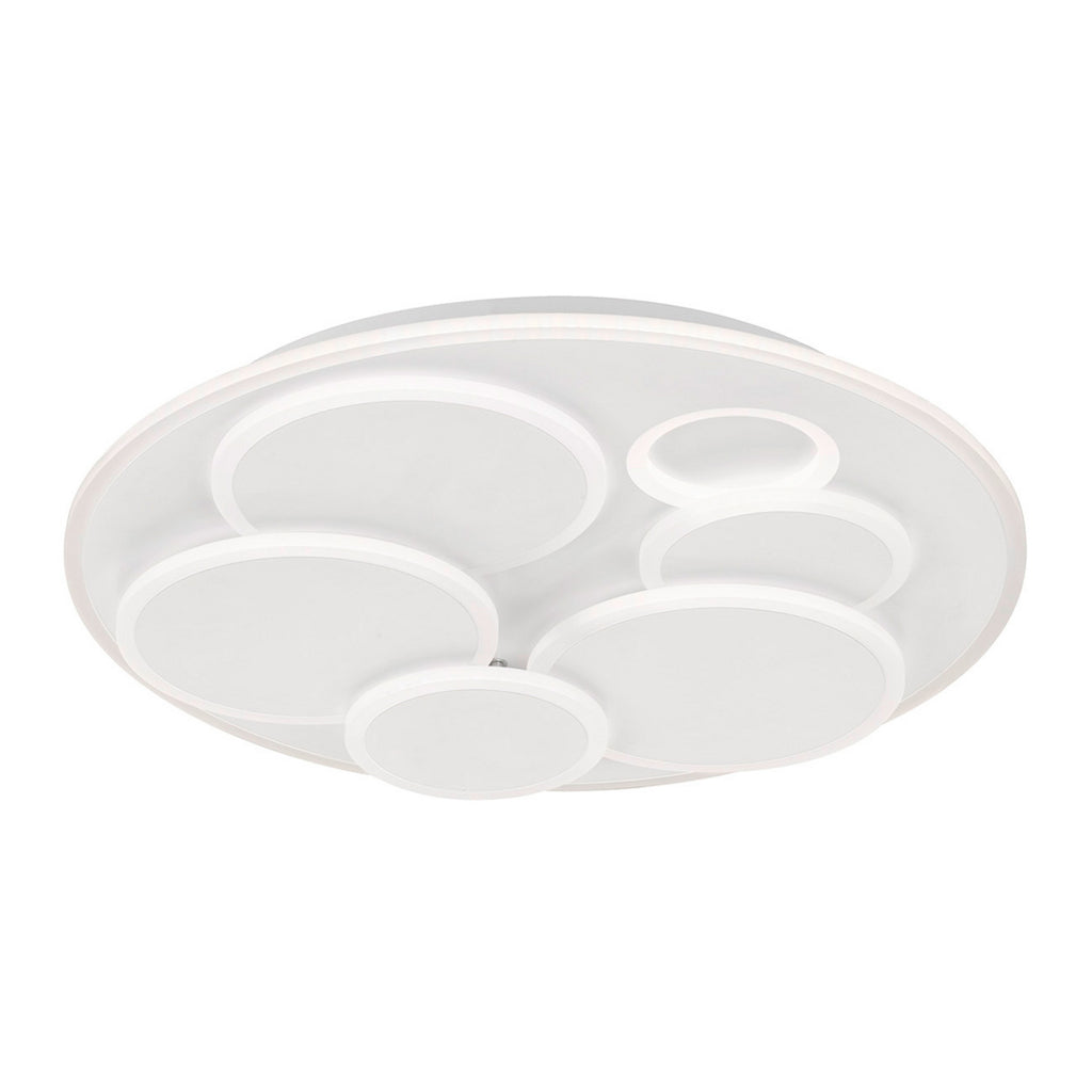 LED taklampe Dots CCT dimbar hvit Ø50 cm detalj