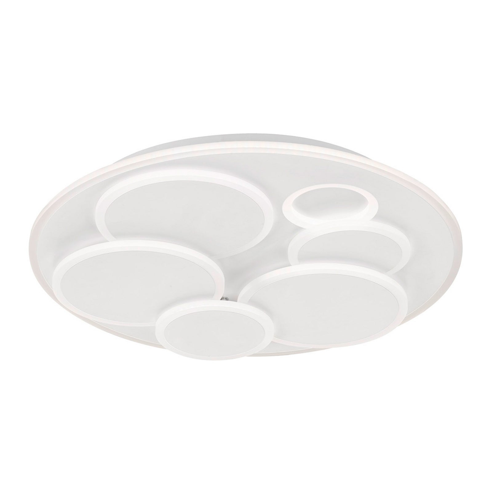LED taklampe Dots CCT dimbar hvit Ø50 cm detalj