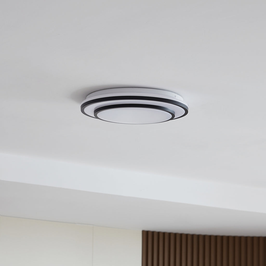 LED taklampe Duala smart RGB CCT dimbar Ø38,5 cm bakside