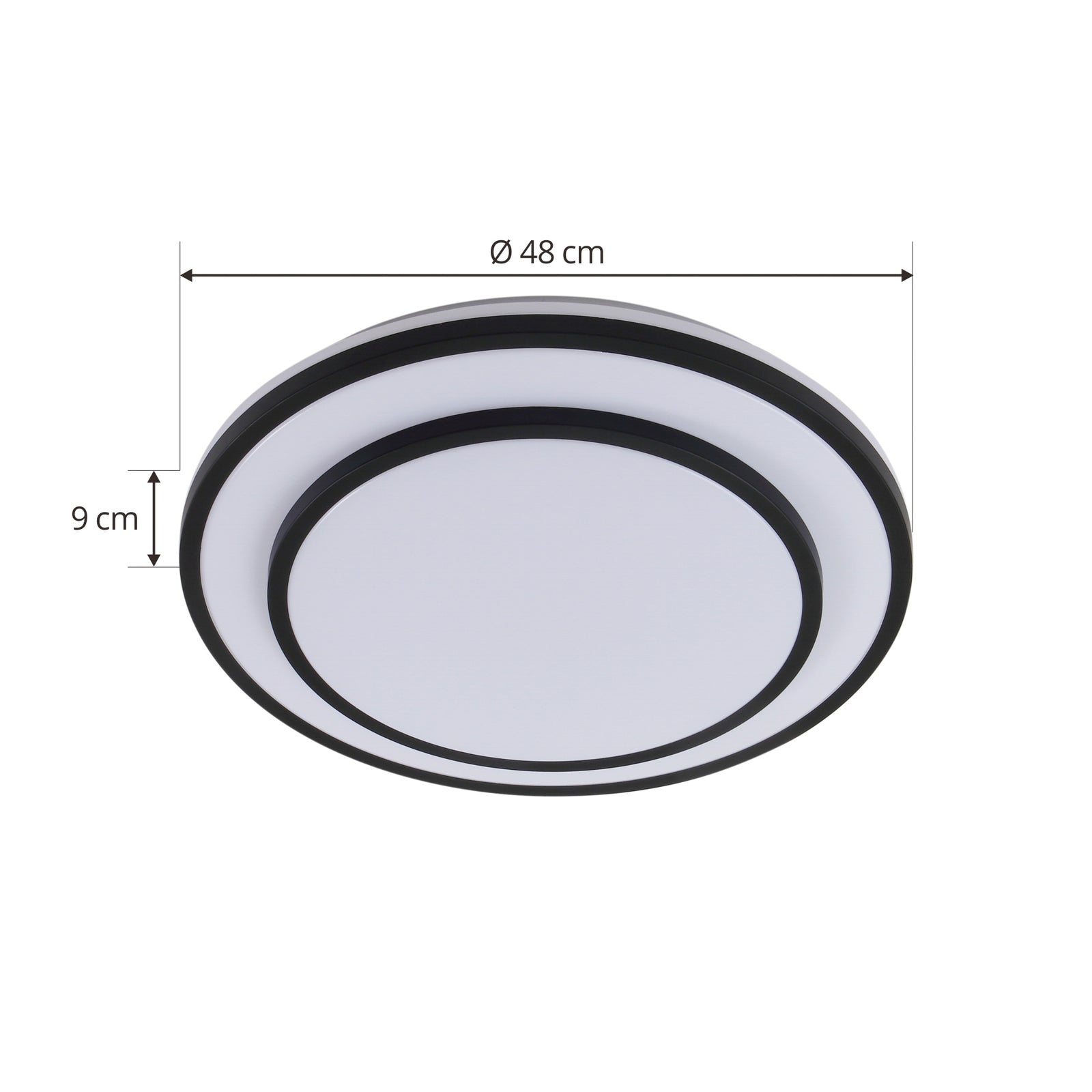 LED taklampe Duala smart RGB CCT dimbar montert i tak