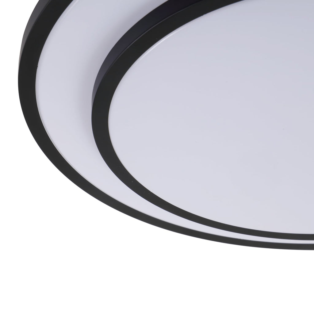 LED taklampe Duala smart RGB CCT dimbar nærbilde av diffusor