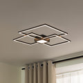 LED taklampe Duetto dimbar antrasitt 65 cm foran
