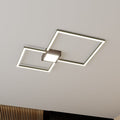 LED taklampe Duetto dimbar antrasitt 65 cm 28W forfra