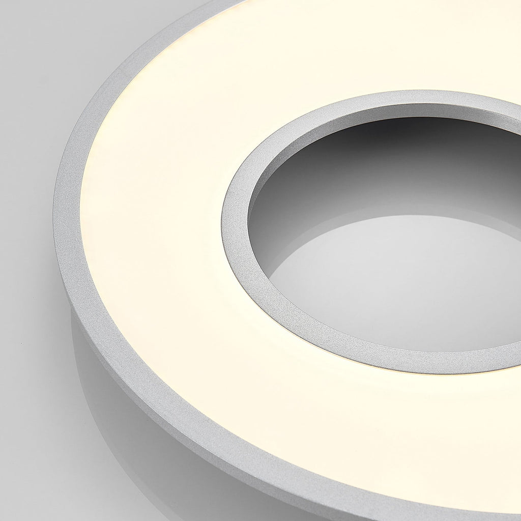LED taklampe Durun dimbar CCT rund Ø60 cm sølv nærbilde
