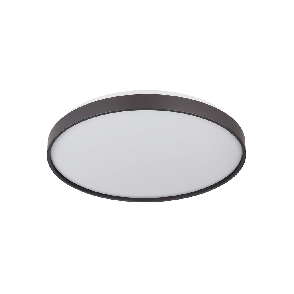 Montert LED taklampe Eclypse antrasitt Ø48 cm 24W varmhvit i rom