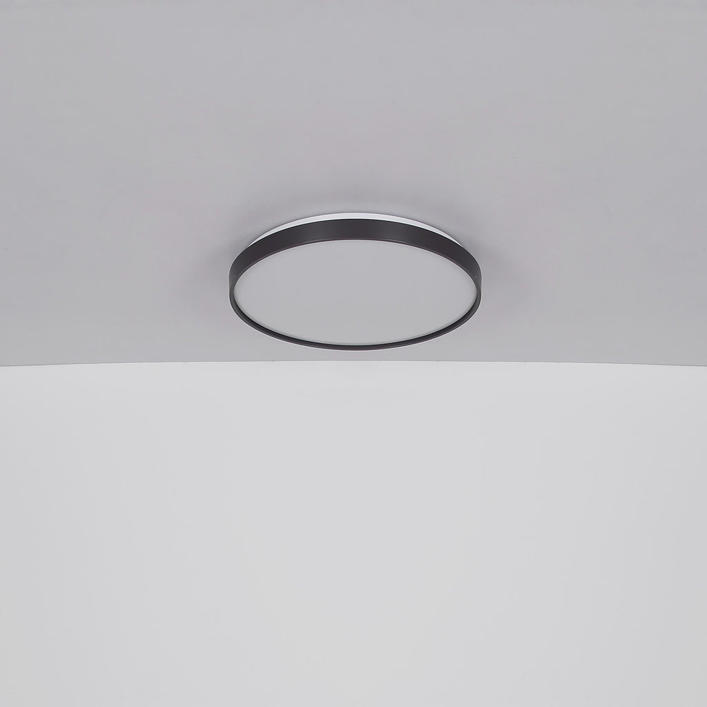 LED taklampe Eclypse antrasitt Ø48 cm 24W varmhvit lysdetalj