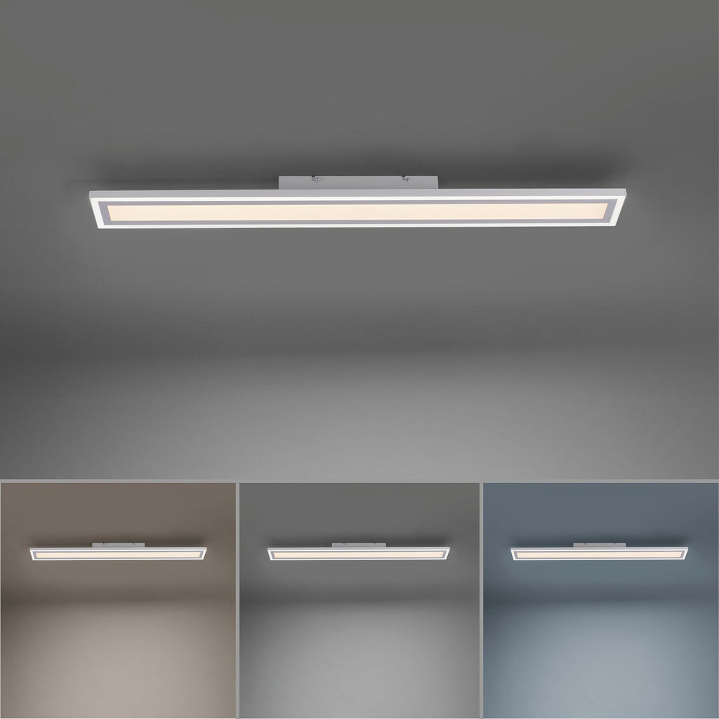 LED taklampe Edging dimbar CCT med fjernkontroll 100 cm montert i tak