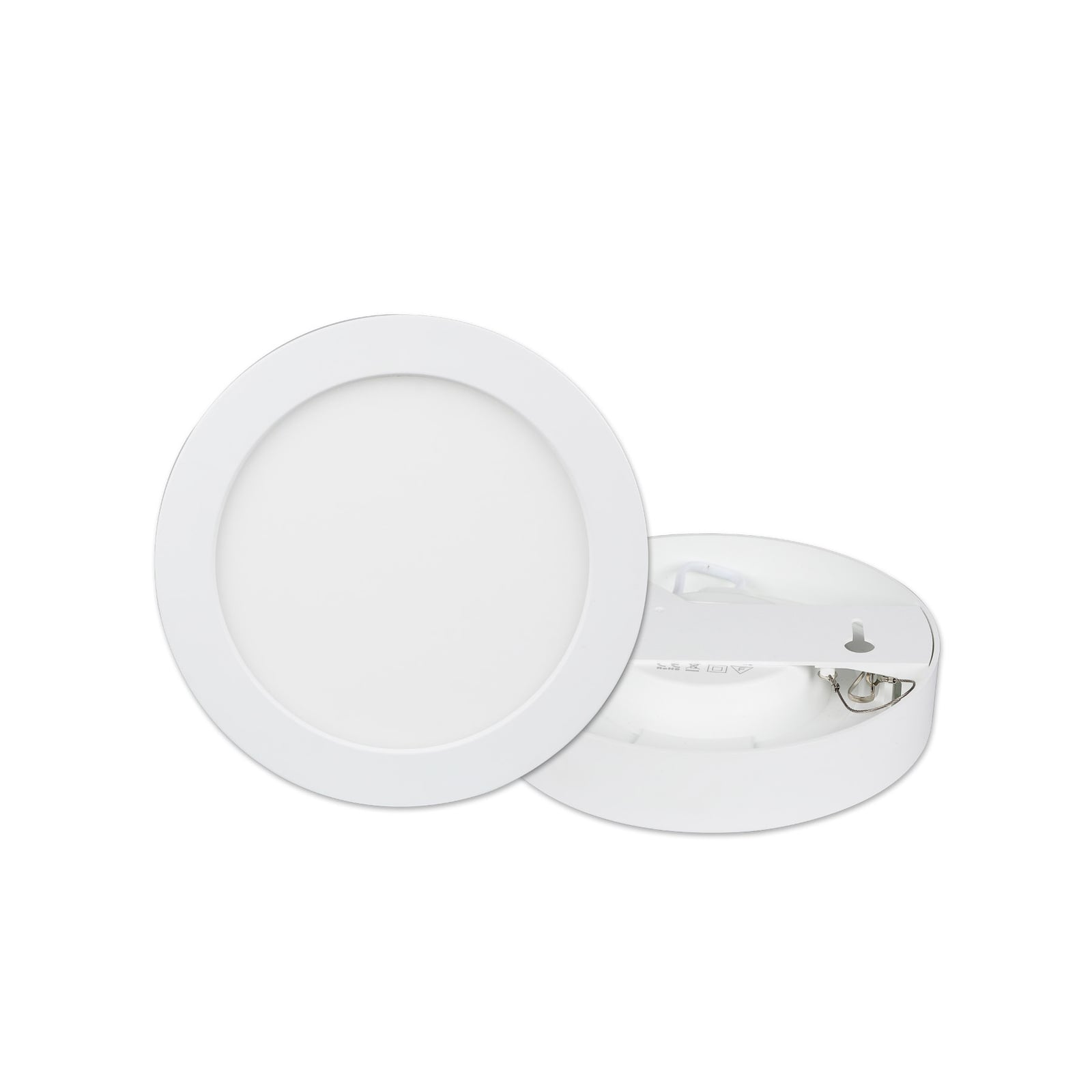 LED taklampe Edwina hvit Ø12 cm CCT dimbar IP44 side