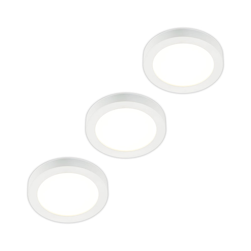 LED taklampe Edwina dimbar hvit forfra