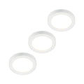 LED taklampe Edwina dimbar hvit forfra