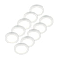 LED taklampe Edwina hvit Ø25 cm IP44 dimbar forfra