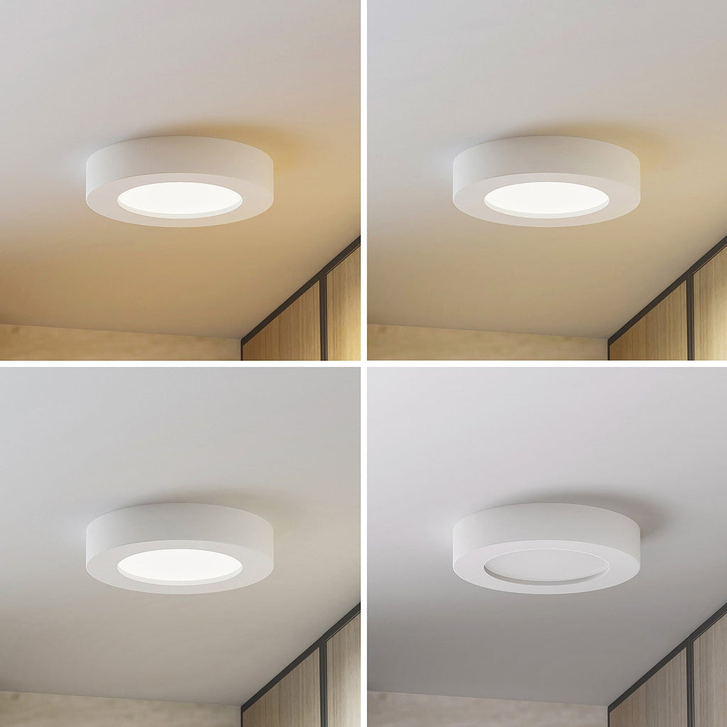 LED taklampe Edwina hvit bakside