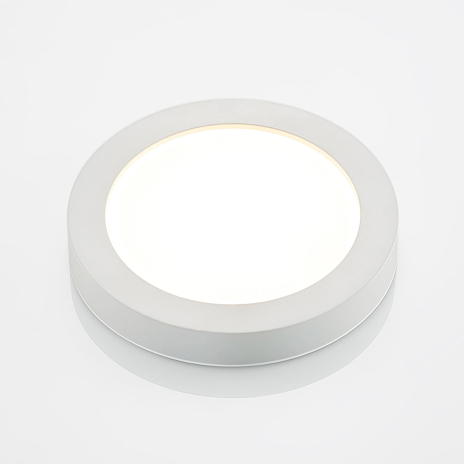 LED taklampe Edwina sideprofil med aluminium og plast