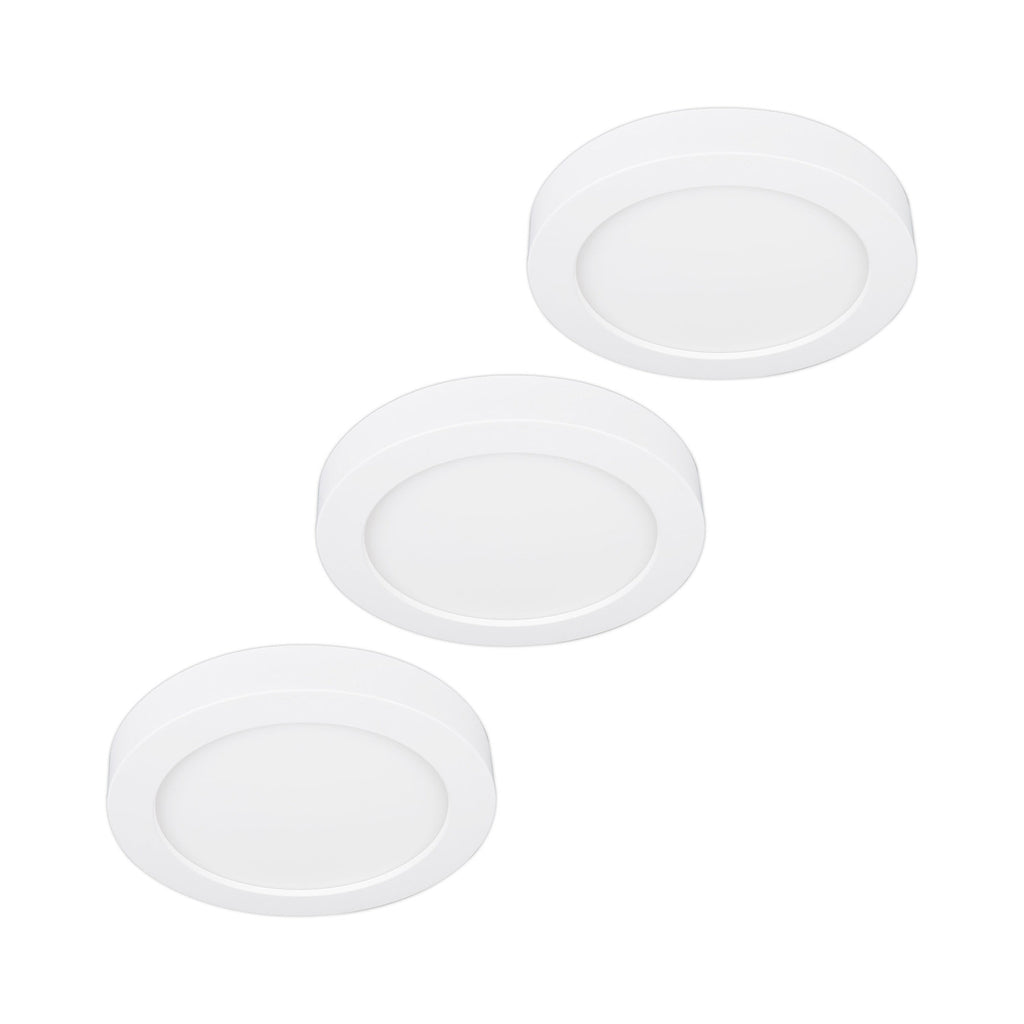 LED taklampe Edwina hvit forfra