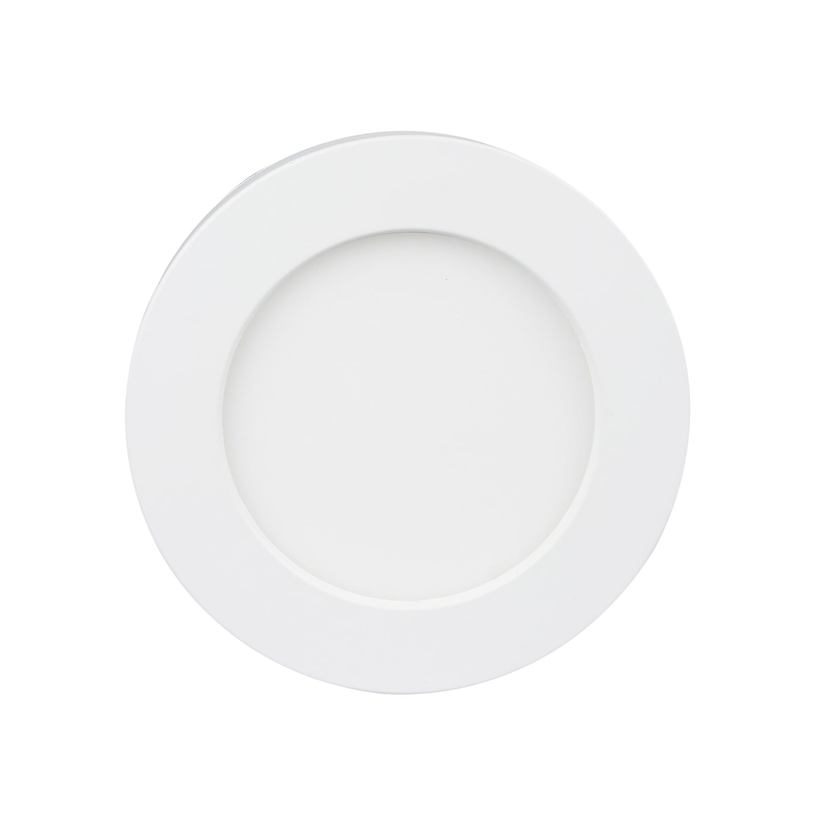 LED taklampe Edwina hvit Ø18 cm dimbar IP44 detalj av lys
