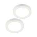 LED taklampe Edwina hvit Ø25 cm IP44 dimbar forfra