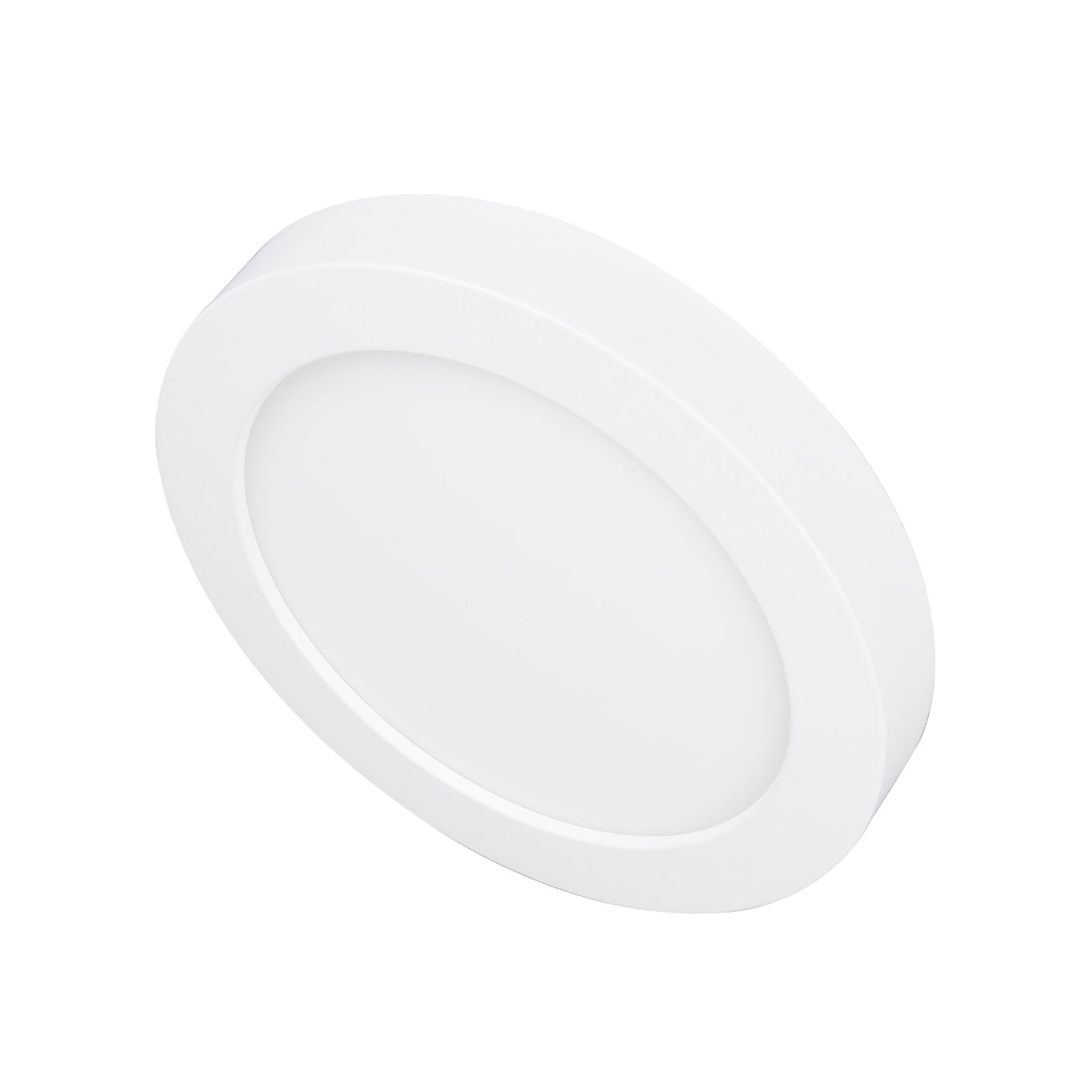 LED taklampe Edwina rund hvit Ø23 cm dimbar IP44 3-pk montert i rom