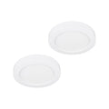 LED taklampe Edwina rund hvit Ø18 cm dimbar IP44 forfra