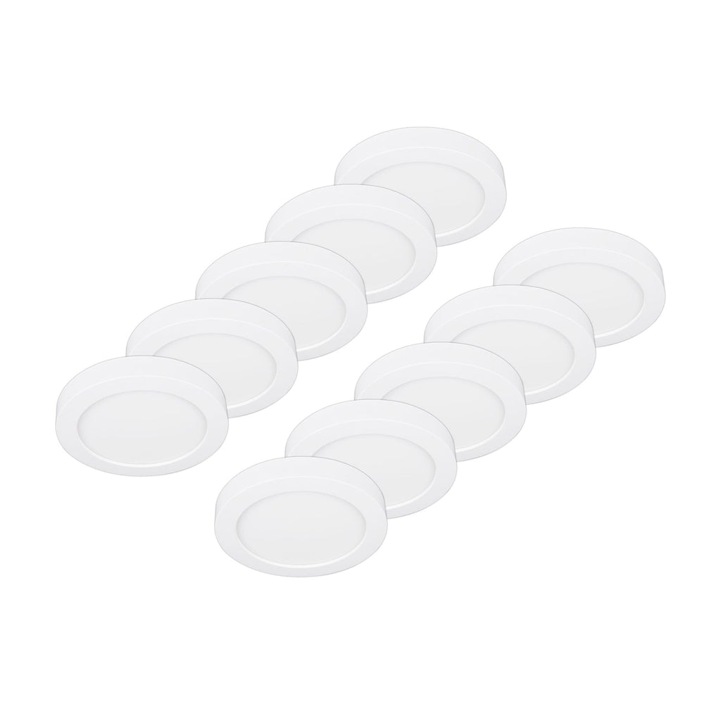 LED taklampe Edwina rund hvit Ø23 cm dimbar IP44 forfra