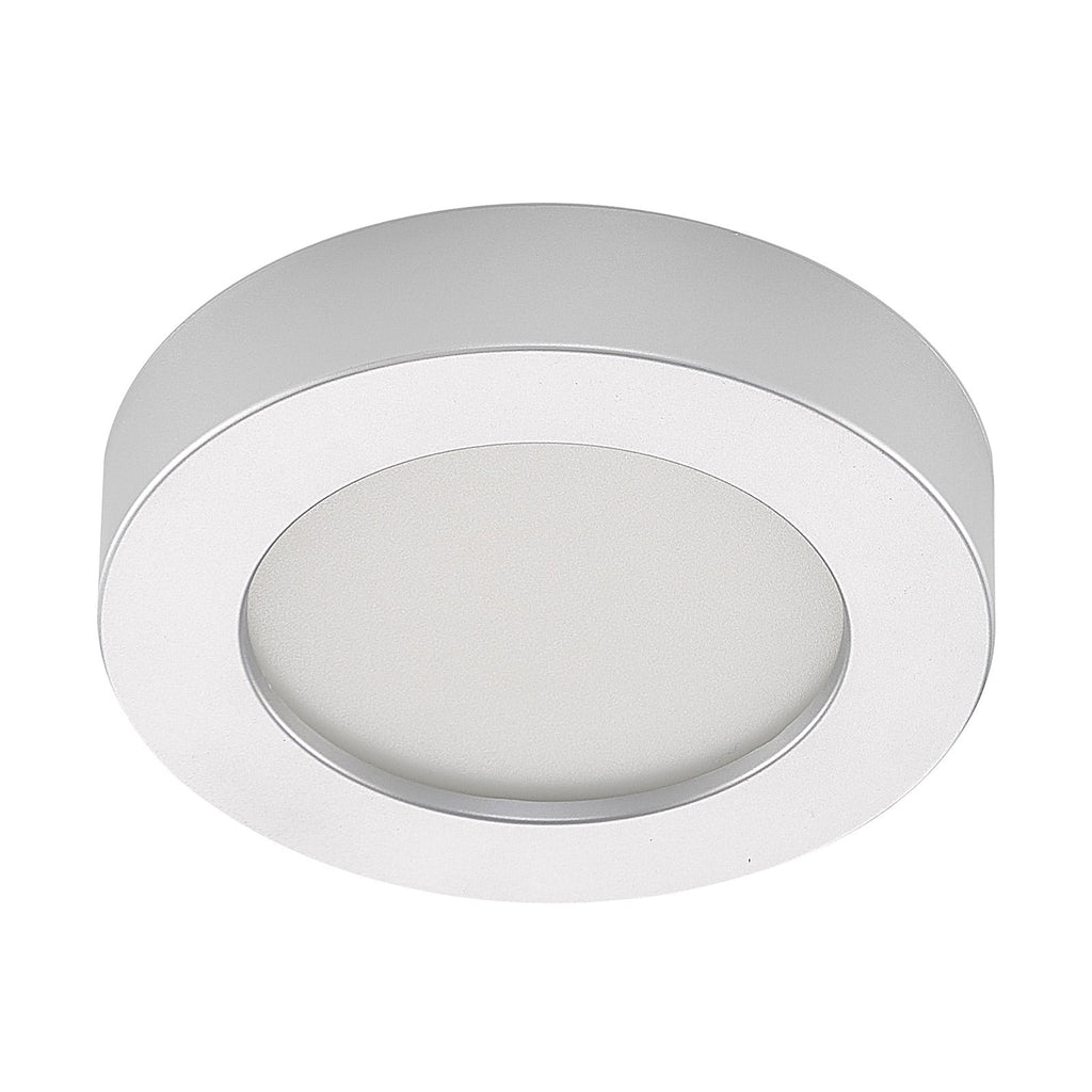 LED taklampe Edwina sølv Ø18 cm bakside