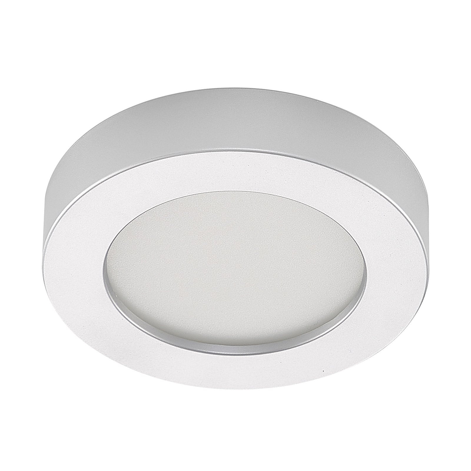 LED taklampe Edwina sølv Ø18 cm bakside