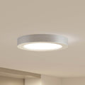 LED taklampe Edwina sølv forfra
