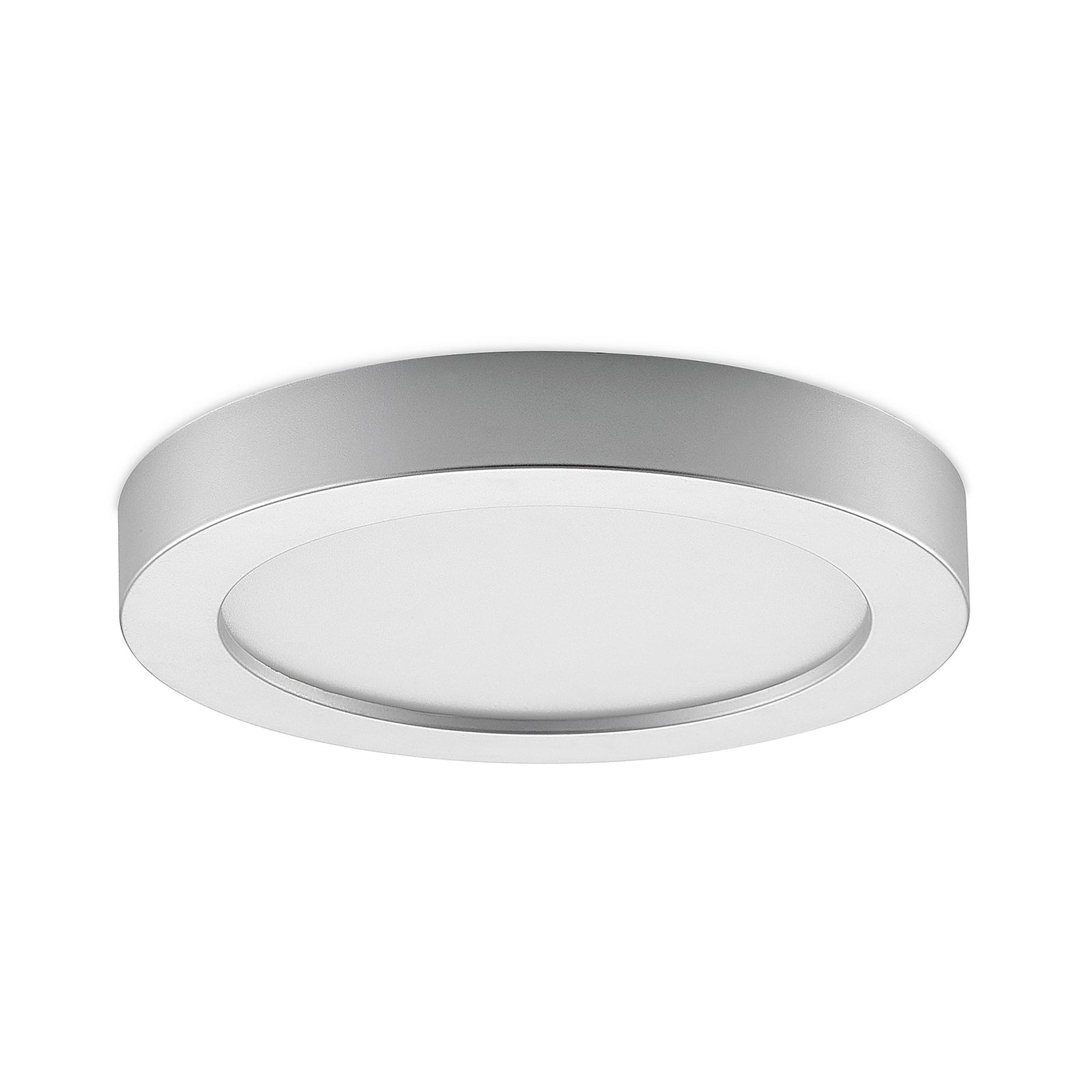 LED taklampe Edwina sølv montert i tak