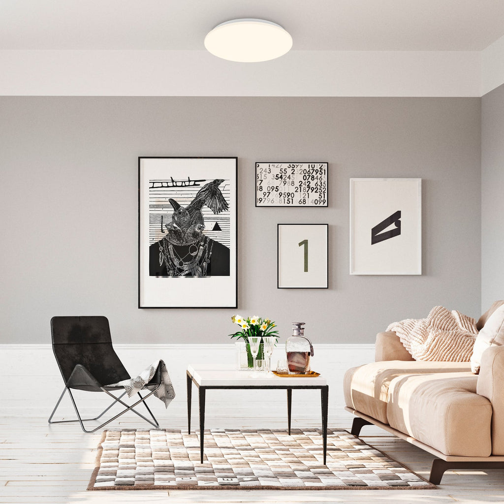 LED taklampe Ekos med bevegelsessensor bakside