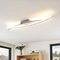 LED taklampe Elarit dimbar krom 104 cm 30W varmhvit forfra