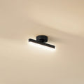 LED taklampe Eldrin svart aluminium dimbar forfra