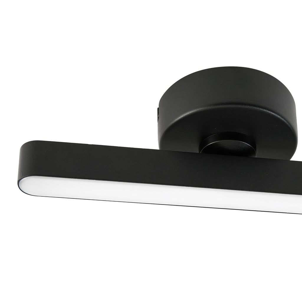 LED taklampe Eldrin svart aluminium dimbar 25,7 cm 8,3W - Lindby
