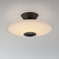 LED taklampe Elipsa dimbar glass Ø35 cm 26W varmhvit forfra