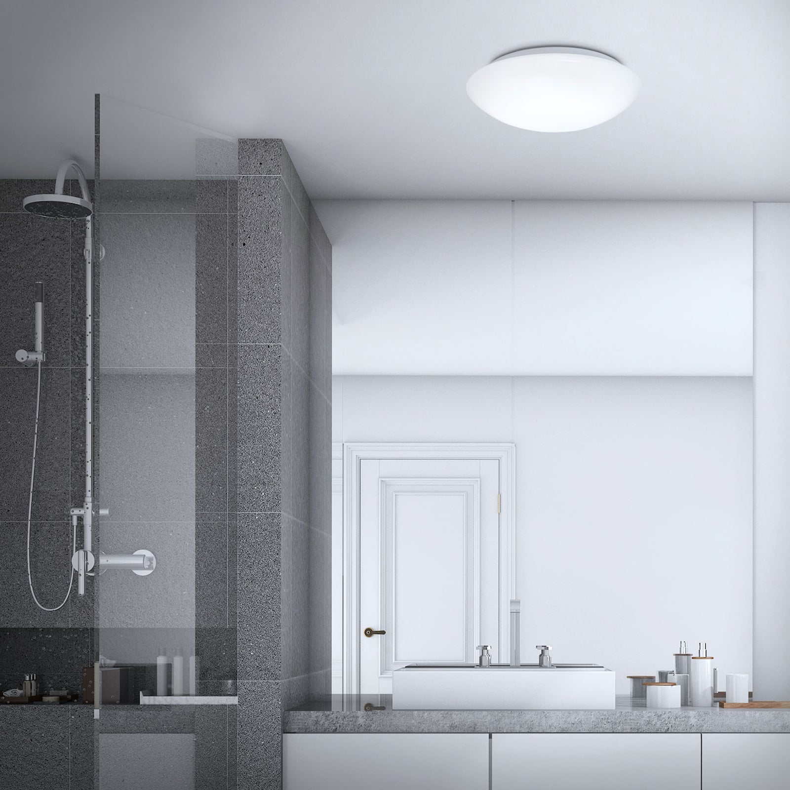 LED taklampe Elipso med bevegelsessensor bakside