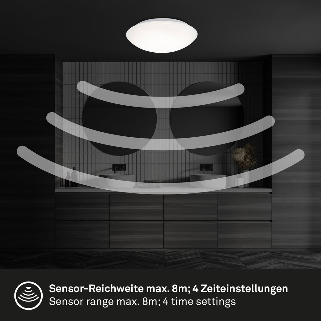 LED taklampe Elipso med bevegelsessensor lysdetalj