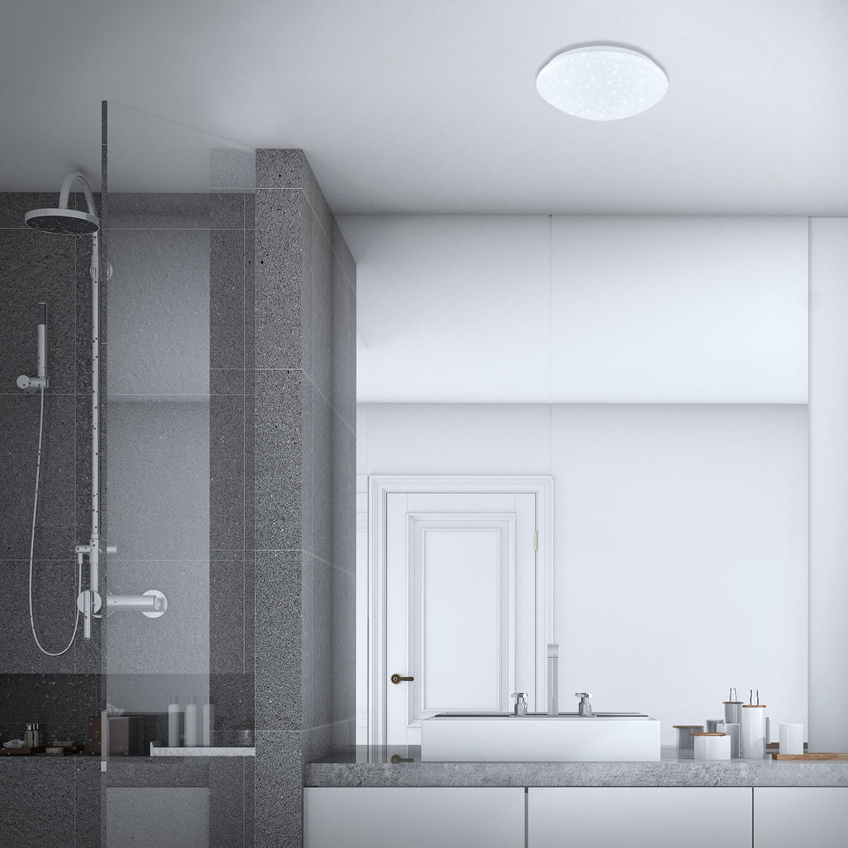 LED taklampe Elipso stjernehimmel bakside