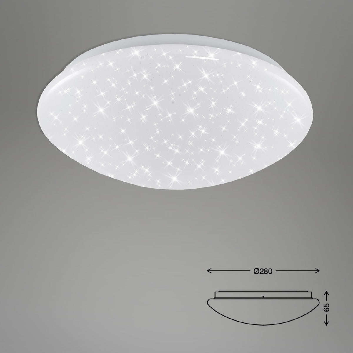 LED taklampe Elipso stjernehimmel montert