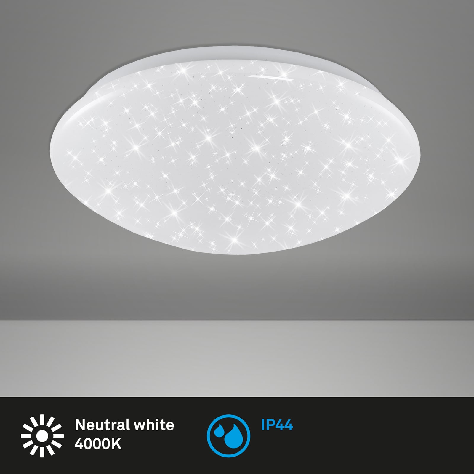 Sideprofil av LED taklampe Elipso stjernehimmel