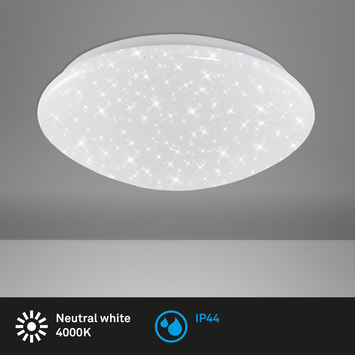 Sideprofil av LED taklampe Elipso stjernehimmel