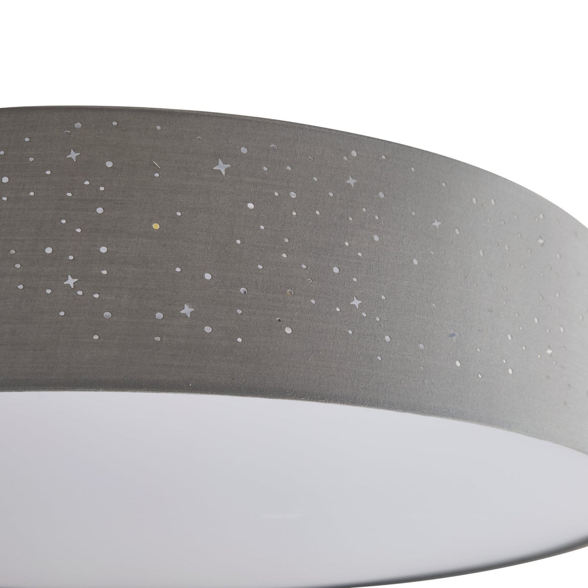 LED taklampe Ellamina tekstil dimbar Ø60 cm CCT med fjernkontroll fjernkontroll sett