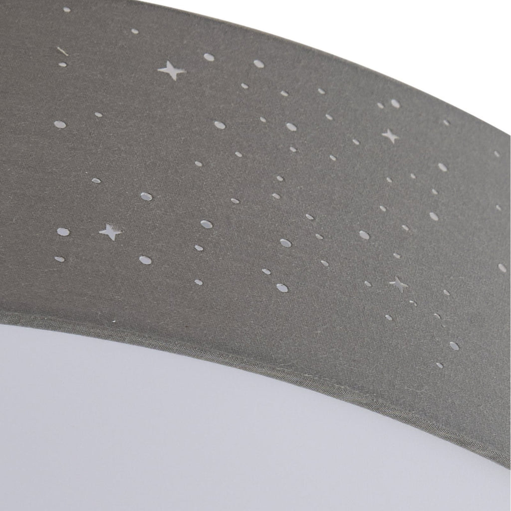 LED taklampe Ellamina tekstil dimbar Ø60 cm CCT med fjernkontroll lysdetalj