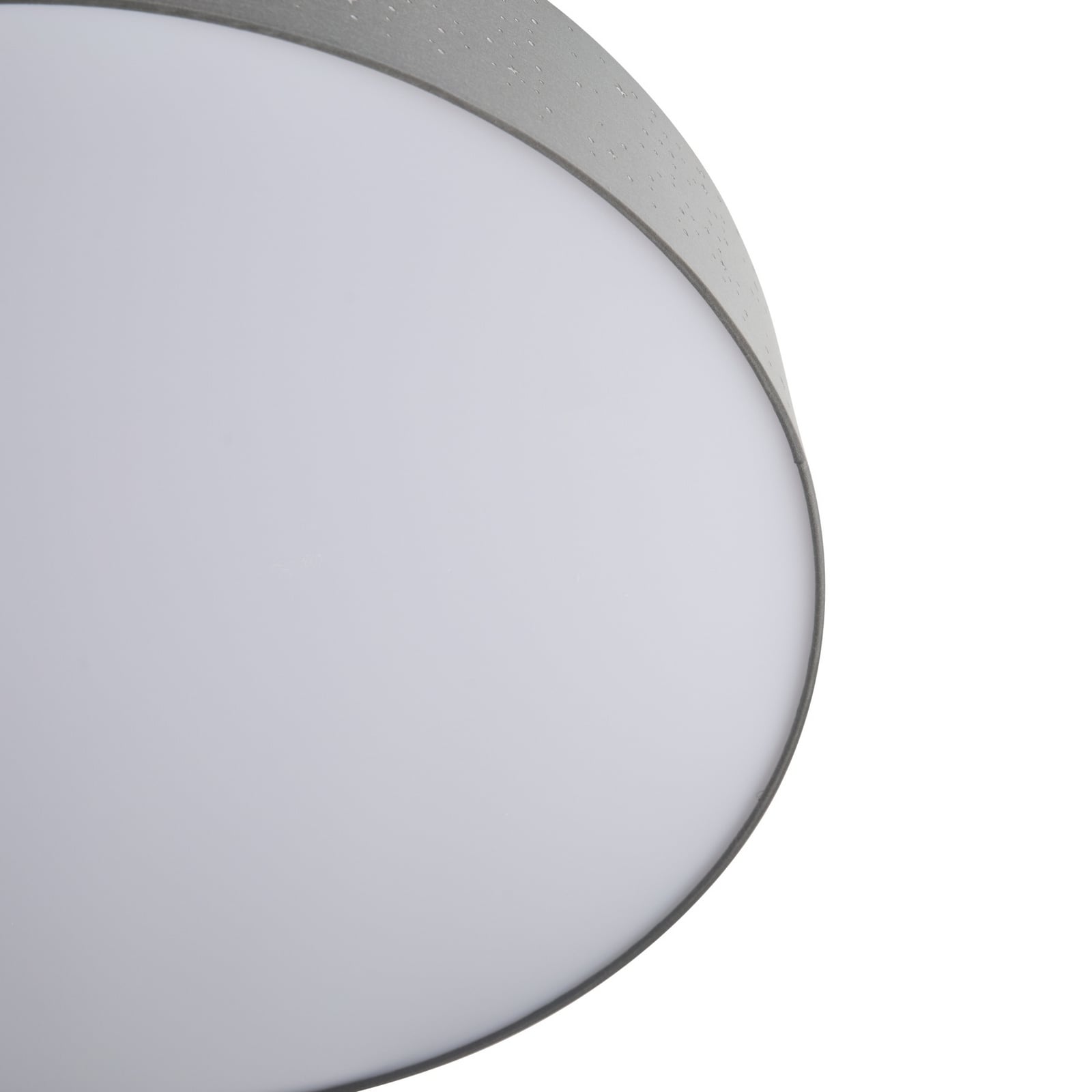 LED taklampe Ellamina tekstil dimbar Ø60 cm CCT med fjernkontroll monteringsdetalj