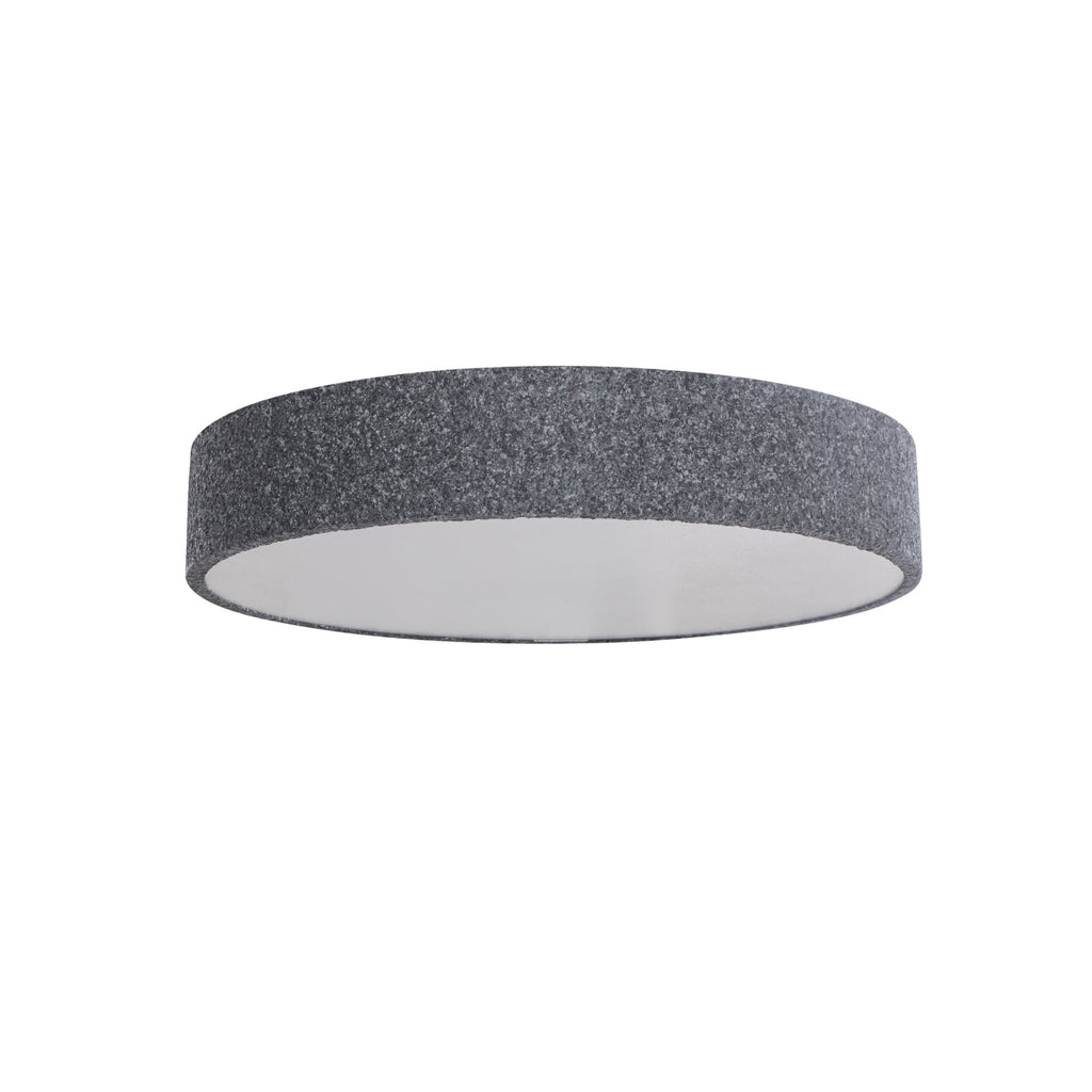 LED taklampe Elmor smart dimbar Ø45 cm grå RGB CCT 36W montert i rom