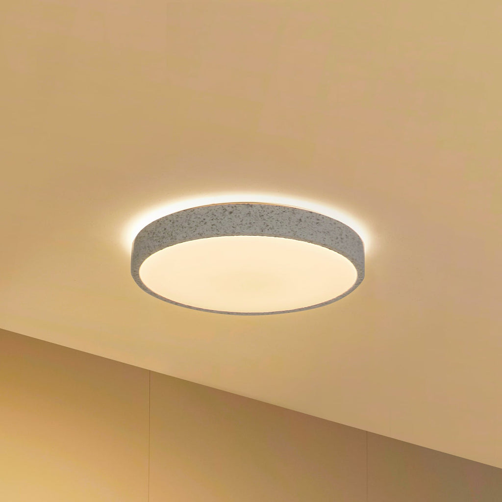LED taklampe Elmor smart RGB CCT grå forfra