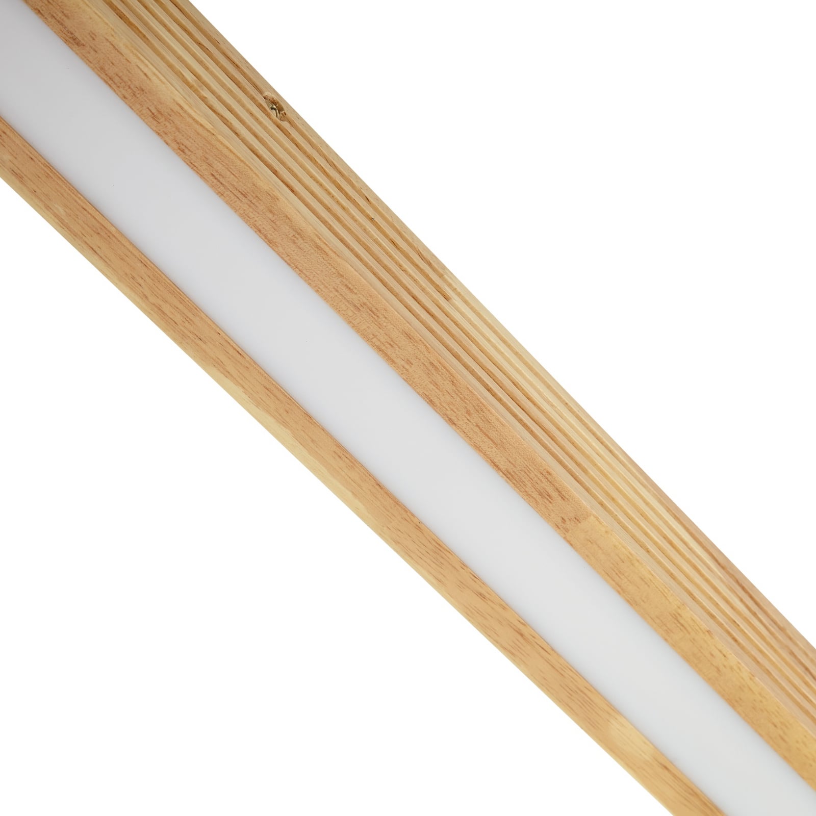 LED taklampe Emara eik dimbar 100 cm 18W varmhvit monteringsdetalj