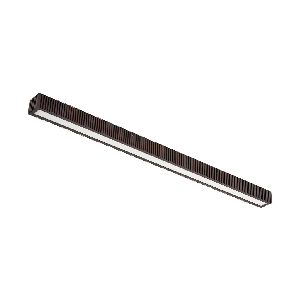 LED taklampe Emara eik mørk dimbar 100 cm 18W nærbilde av lyspære