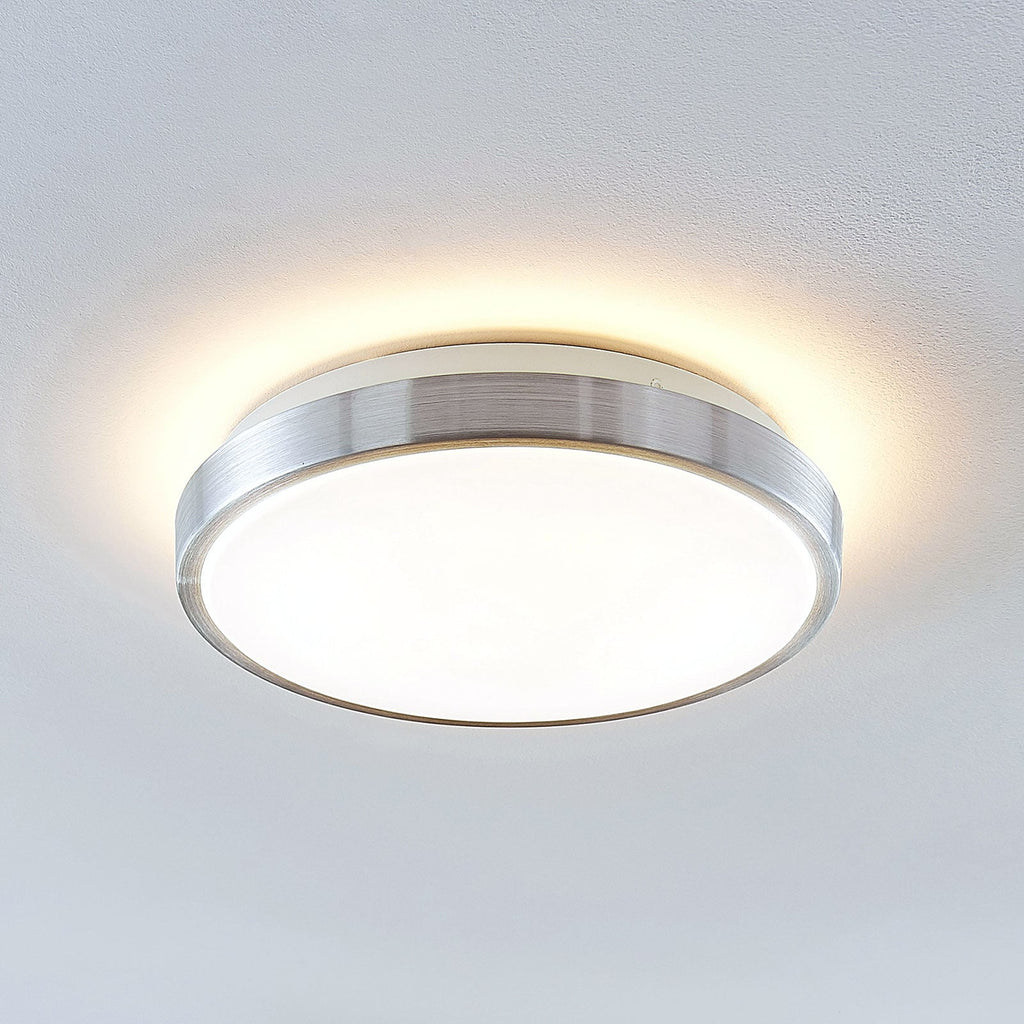LED taklampe Emelie aluminium forfra