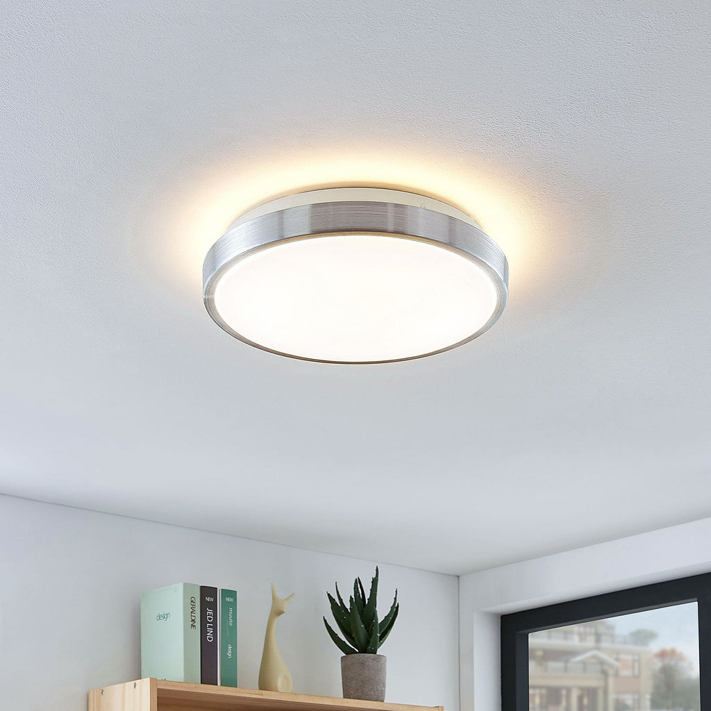 LED taklampe Emelie aluminium bakside