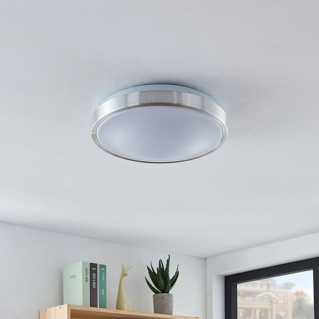LED taklampe Emelie aluminium montert i tak